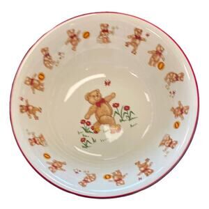 Vintage Mason's Ironstone Teddy Bears Bowl 1984 Registered Design England Made
